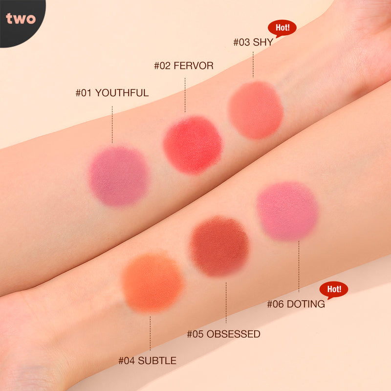 Batom Blush 3 em 1 Twomake