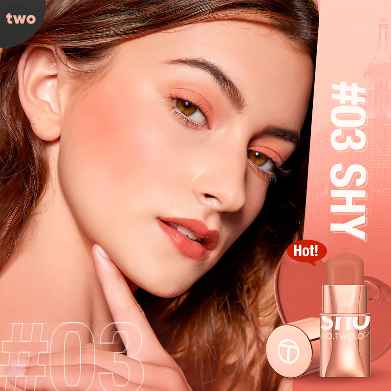 Batom Blush 3 em 1 Twomake