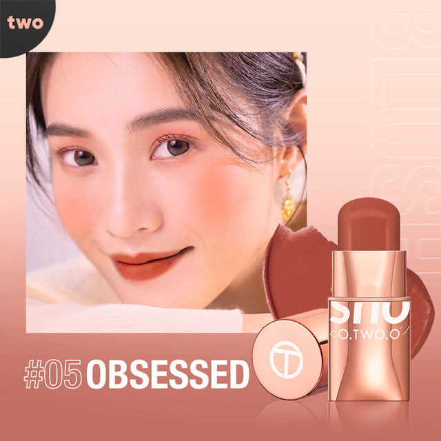 Batom Blush 3 em 1 Twomake