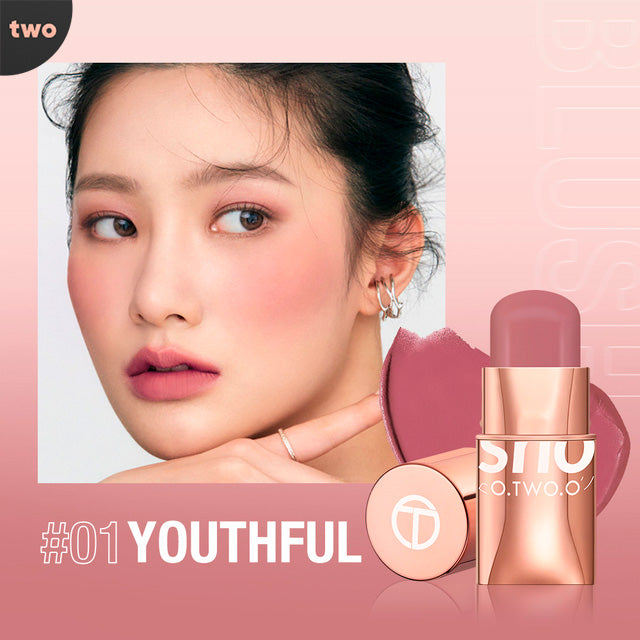 Batom Blush 3 em 1 Twomake